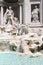Close up of the sculptures in the Fountain of Trevi, Rome, Lazio, Italy