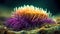 a close up of a sea anemone on the ocean floor