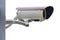 Close up Security Camera,CCTV isolate white background with clip