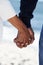 Close Up Of Senior Couple Holding Hands