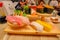 Close up Set of Sushi