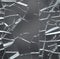 Close up of shattered glass created using generative ai technology