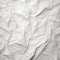 A close up of a sheet of white paper, off white crumpled paper texture, background.