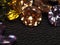 Close up shoot of beautiful, shiny, multi colored diamonds crystal gemstones