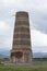 Close up shot of the ancient Burana Tower near Tokmok in Kyrgyzstan