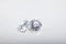 Close up shot of beautiful brilliant crystal zirconia diamond beads