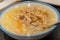 Close up shot of a bowl of Beimen Pork Pottage with Garlic Flavor