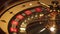 Close up shot of a casino roulette