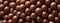 close up shot of the chocolate balls
