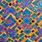 A close-up shot of a colorful mosaic tile pattern, showcasing intricate craftsmanship and mesmerizing geometric designs2, Genera