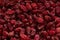 Close up shot of dried barberries