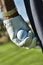 Close up shot of Golfer Holding Golf Ball