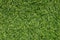 Close up shot of Green artificial grass textures background