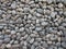 Close-up shot of a large pile of grey stones.