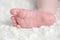 Close-up Shot of a Newborn Baby Boy\'s Foot