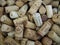 Close-Up Shot of Pile of Wine Corks