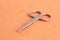 Close up shot special nail scissors for baby