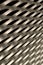 Close-up shot of a textured metal grille.