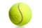 Close-up shot yellow tennis ball