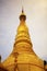 Close up of The shwedagon temple at Yangon