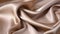 Close up of a soft Satin Texture in taupe Colors. Elegant Background.