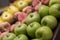 Close up of some fruits market