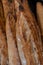 Close up of sour dough bread baguette loaves, photographed at The Newt near Bruton in Somerset, UK.