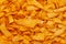 Close-up of Soya Chips crunchy and salty Indian Namkeen  Full-Frame Background.