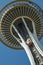Close up of Space Needle in Seattle