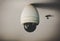 Close up Spherical CCTV To protect and secure