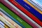 Close-up On The Spines Of A Set Of Corporate Annual Reports