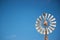 Close up Spinning Windmill on summer day