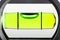 Close up of spirit level for construction work