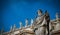 Close-up of St Peters Basilica facade