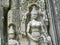 Close up of a statue of a devata at banteay kdei temple, angkor wat