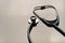 Close up of stethoscope with reflection,