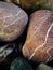 Close up stone beach, macro, detail, line, shadows