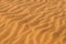 Close up of the structure of red sand dunes south of Riyadh in Saudi Arabia