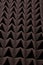 Close up of studio sound acoustical foam Background