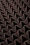 Close up of studio sound acoustical foam Background