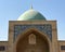 Close up of stunning dome of Barak Khan Madrasa, Tashkent, Uzbekistan