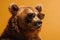 Close-up of a stylish bear A bear with attitude