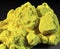 Close up of sulfur created using generative ai technology