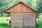 Close-up of a summer wooden house