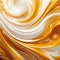 A close up of a swirl of liquid. Generative AI image.