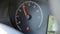 Close Up of Tachometer, Car Speeds Up, RPM Revving