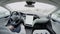 CLOSE UP: Tesla Model S self-driving autopilot autosteering on highway