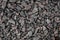 Close up texture background wallpaper of grey sharp pebbles stones