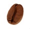 Close-up, the texture of freshly roasted coffee beans, single grain,