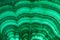 Close - up texture of green malachite